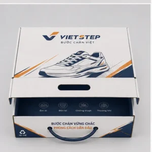 Hộp Carton Nắp Gài Có Quai Đựng Giày