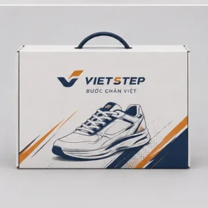 Hộp Carton Nắp Gài Có Quai Đựng Giày