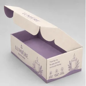 Hộp Carton Sóng Nắp Gài Đựng Sáp Thơm
