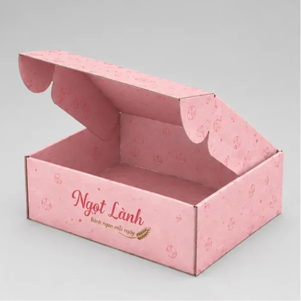 Hộp Carton Nắp Gài Đựng Bánh