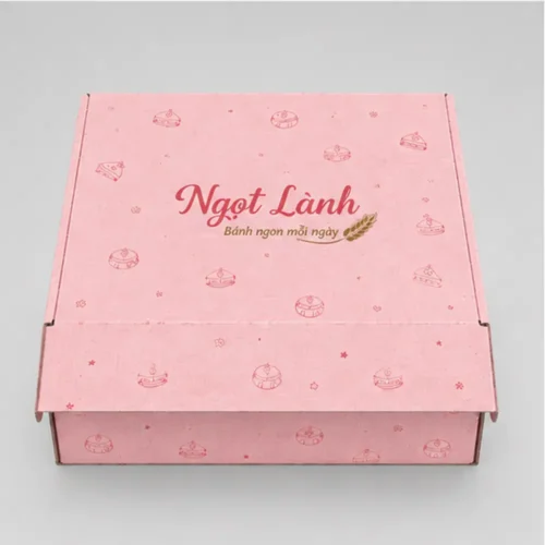 Hộp Carton Nắp Gài Đựng Bánh