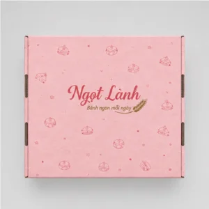 Hộp Carton Nắp Gài Đựng Bánh