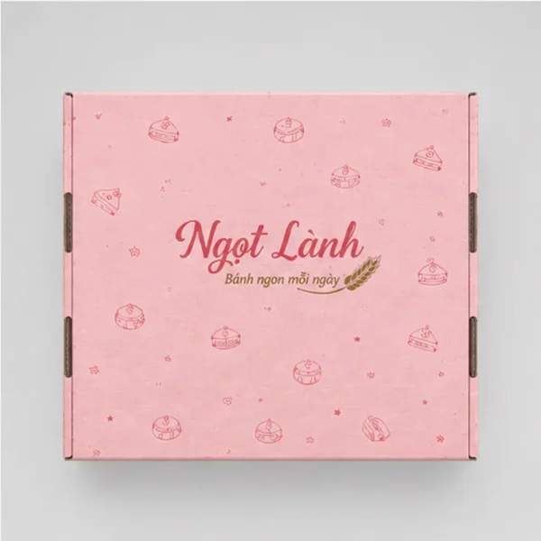 Hộp Carton Nắp Gài Đựng Bánh