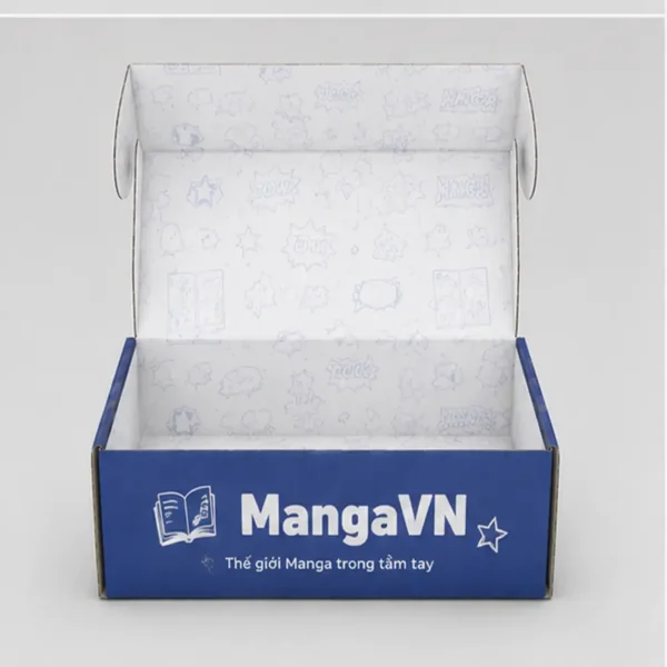 Hộp Carton Sóng E Đựng Truyện