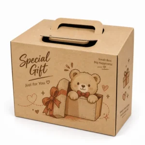 Hộp Carton Sóng Khóa Đáy Quà Tặng