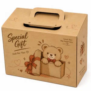 Hộp Carton Sóng Khóa Đáy Quà Tặng