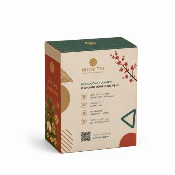 Hộp Carton Quà Tết Đựng Hạt Dinh Dưỡng