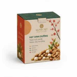 Hộp Carton Quà Tết Đựng Hạt Dinh Dưỡng