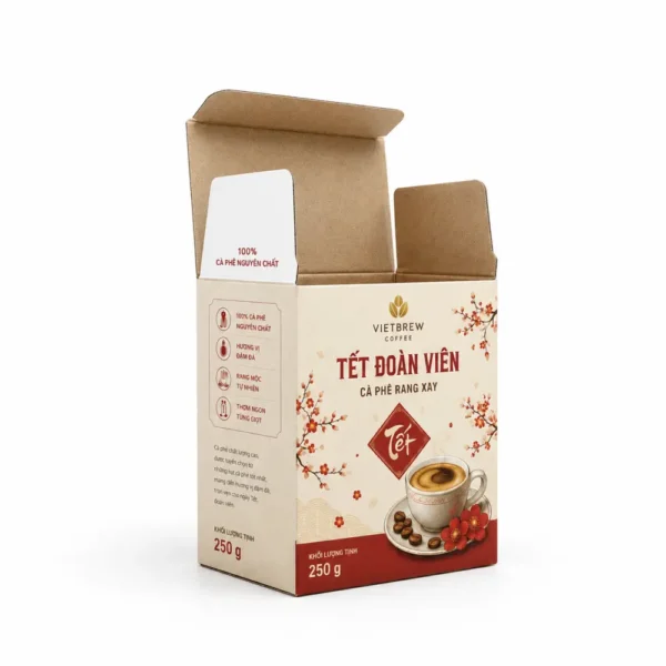 Hộp Carton Sóng Khóa Đáy Quà Tết