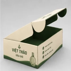 Hộp Carton Nắp Gài Đựng Dầu Gió