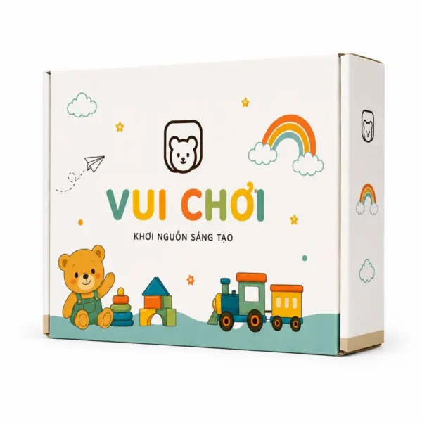 Hộp Carton Nắp Gài Đựng Đồ Chơi Trẻ Em