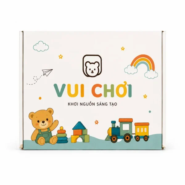 Hộp Carton Nắp Gài Đựng Đồ Chơi Trẻ Em