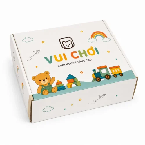 Hộp Carton Nắp Gài Đựng Đồ Chơi Trẻ Em