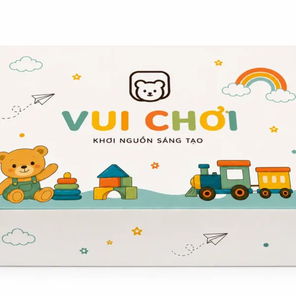 Hộp Carton Nắp Gài Đựng Đồ Chơi Trẻ Em