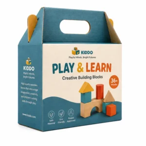Hộp Carton Khóa Đáy Quai Xách Đựng Đồ Chơi