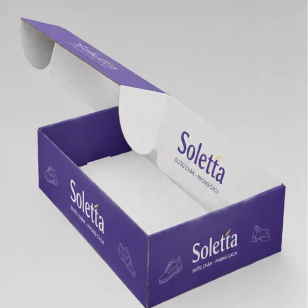 Hộp Carton Sóng B Đựng Giày