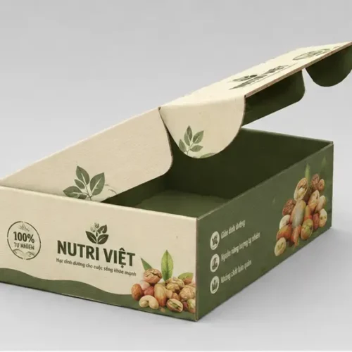 Hộp Carton Sóng Nắp Gài Đựng Hạt Dinh Dưỡng