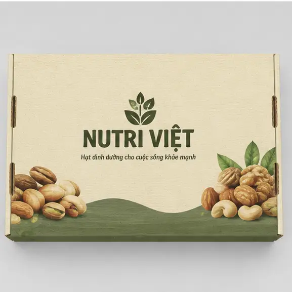 Hộp Carton Sóng Nắp Gài Đựng Hạt Dinh Dưỡng