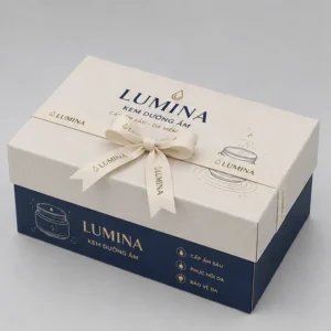 Hộp Carton Nắp Gài Thắt Nơ Đựng Mỹ Phẩm