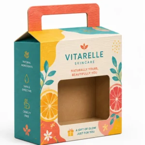 Hộp Carton Sóng Khóa Đáy Đựng Mỹ Phẩm