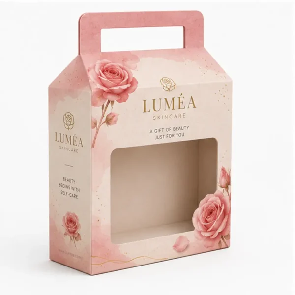 Hộp Carton Khóa Đáy Quai Xách Đựng Mỹ Phẩm