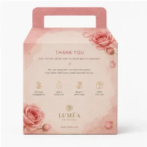 Hộp Carton Khóa Đáy Quai Xách Đựng Mỹ Phẩm