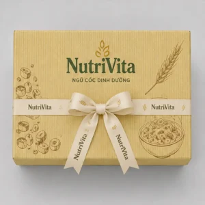 Hộp Carton Nắp Gài Thắt Nơ Đựng Ngũ Cốc