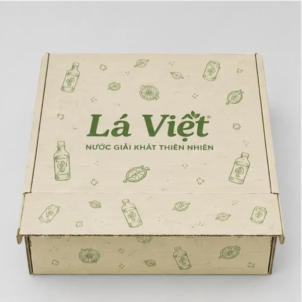 Hộp Carton Nắp Gài Đựng Nước Giải Khát