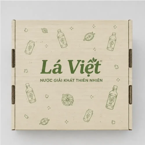Hộp Carton Nắp Gài Đựng Nước Giải Khát