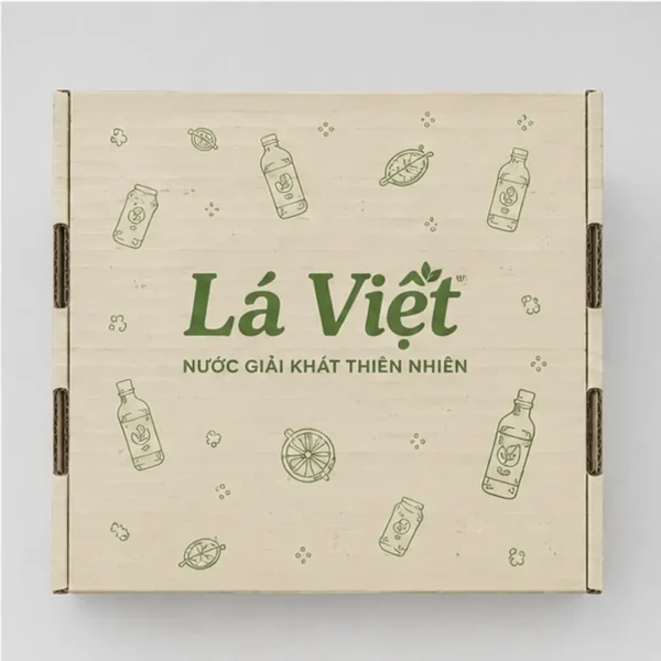Hộp Carton Nắp Gài Đựng Nước Giải Khát