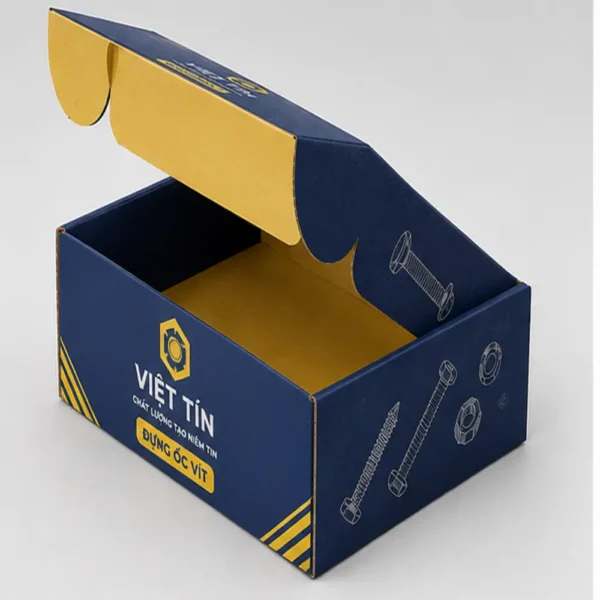 Hộp Carton Sóng C Đựng Ốc Vít