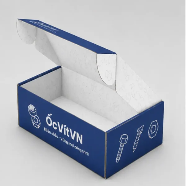 Hộp Carton Nắp Gài Đựng Ốc Vít
