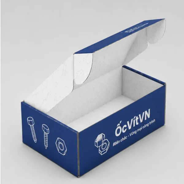 Hộp Carton Nắp Gài Đựng Ốc Vít