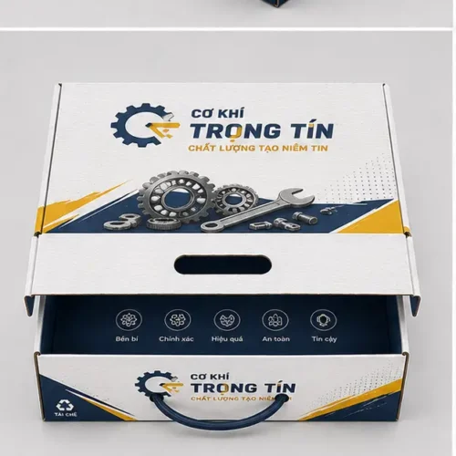 Hộp Nắp Gài Có Quai Đựng Phụ Tùng Cơ Khí