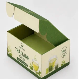 Hộp Carton Nắp Gài Đựng Trà