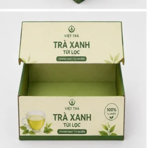 Hộp Carton Nắp Gài Đựng Trà