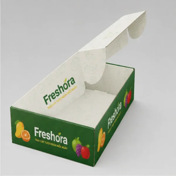 Hộp Carton Sóng B Đựng Trái Cây