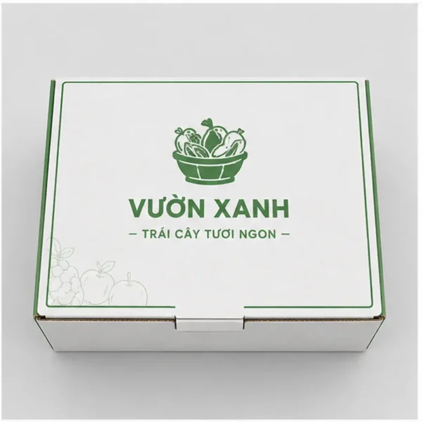 Hộp Carton Nắp Gài Đựng Trái Cây