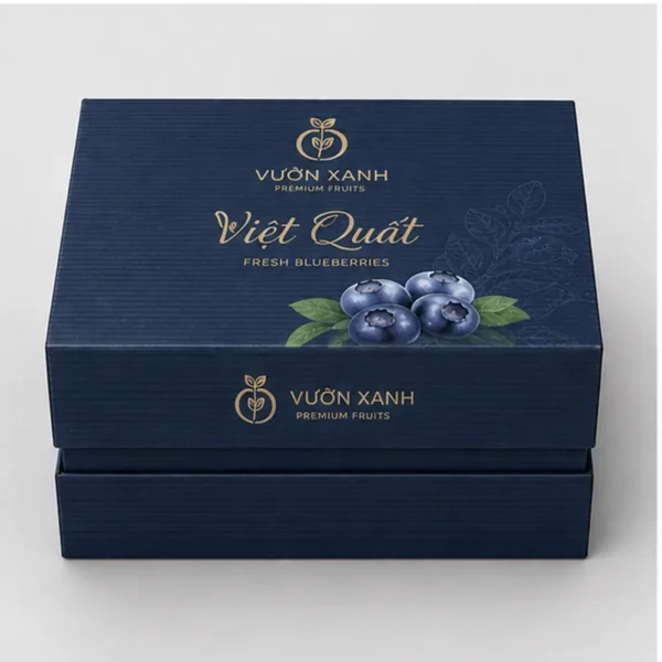 Hộp Đựng Trái Cây Carton Sóng Nắp Rời