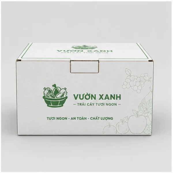 Hộp Carton Nắp Gài Đựng Trái Cây