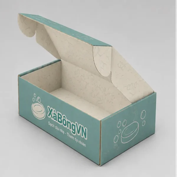 Hộp Carton Sóng E Đựng Xà Phòng