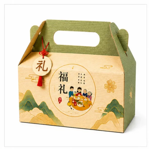 Hộp Quà Tặng Carton Sóng Khóa Đáy