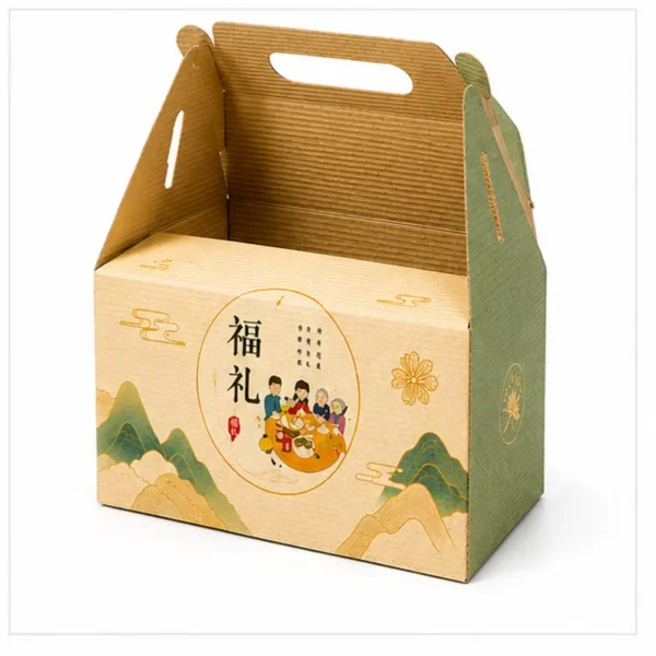 Hộp Quà Tặng Carton Sóng Khóa Đáy