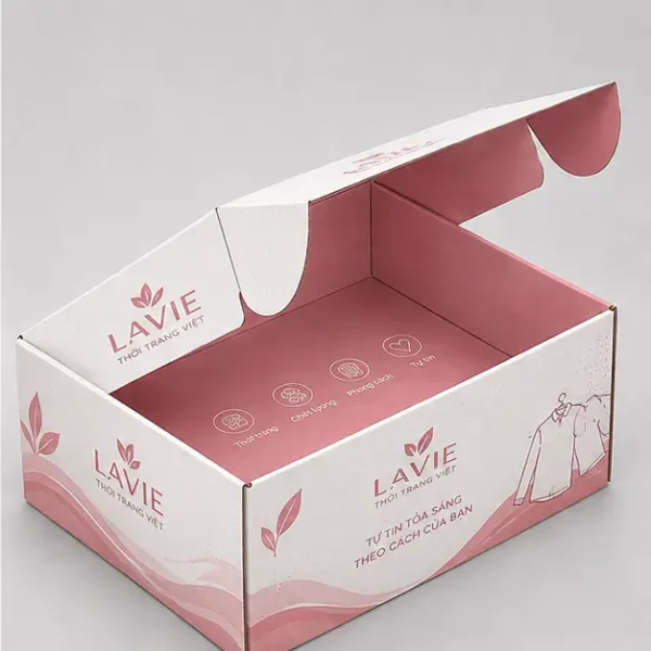 Hộp Carton Nắp Gài Thời Trang Việt