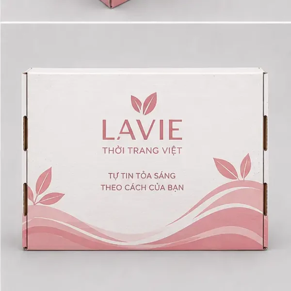 Hộp Carton Nắp Gài Thời Trang Việt